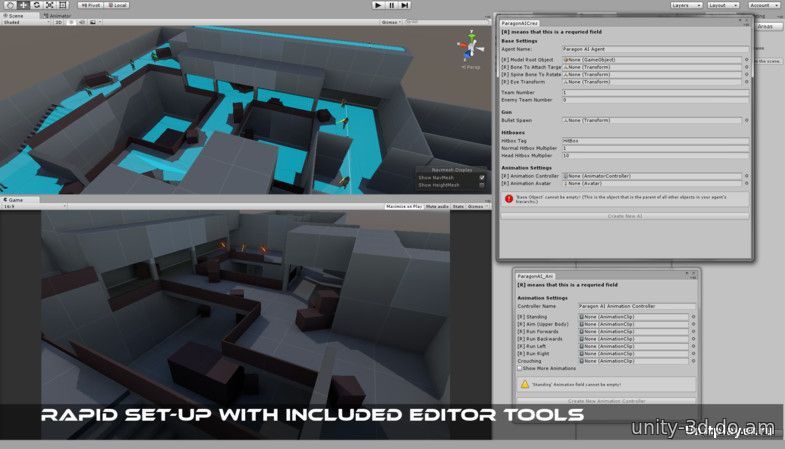 Unity requirements. Paragon Shooter ai.
